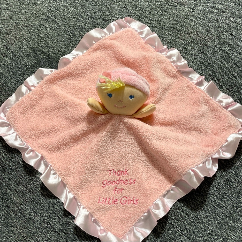 Lovey Thank Goodness For Little Girls Security Blanket Kids Prefered Girls Lovey